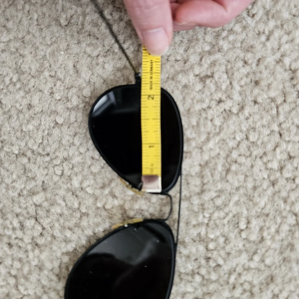Vintage B&L Ray Ban USA sunglasses black frames mirror lenses